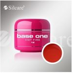 16 Hot Fire base one żel kolorowy gel kolor SILCARE 5 g  madame pastelle